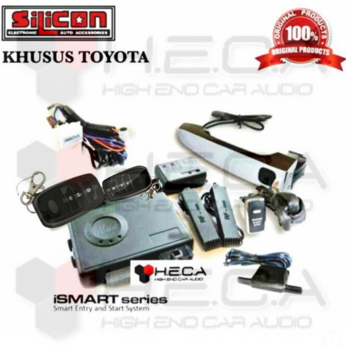 iSmart Alarm Mobil Pintar SILICON Khusus TOYOTA Smart Keyless Entry