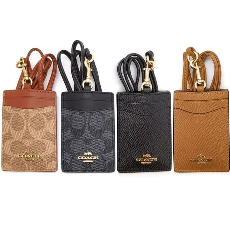 

TERLARIS TERMURAH C0ACH METAL LOGO CArd Holder ID LANYARD NAME TAG sth-6