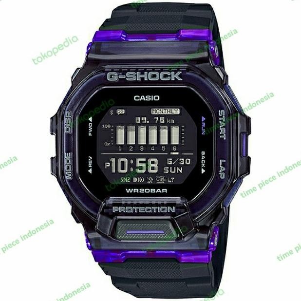 Casio G-Shock Gbd-200Sm-1A6Dr / Gshock Gbd200Sm-1A6 Original & Garansi