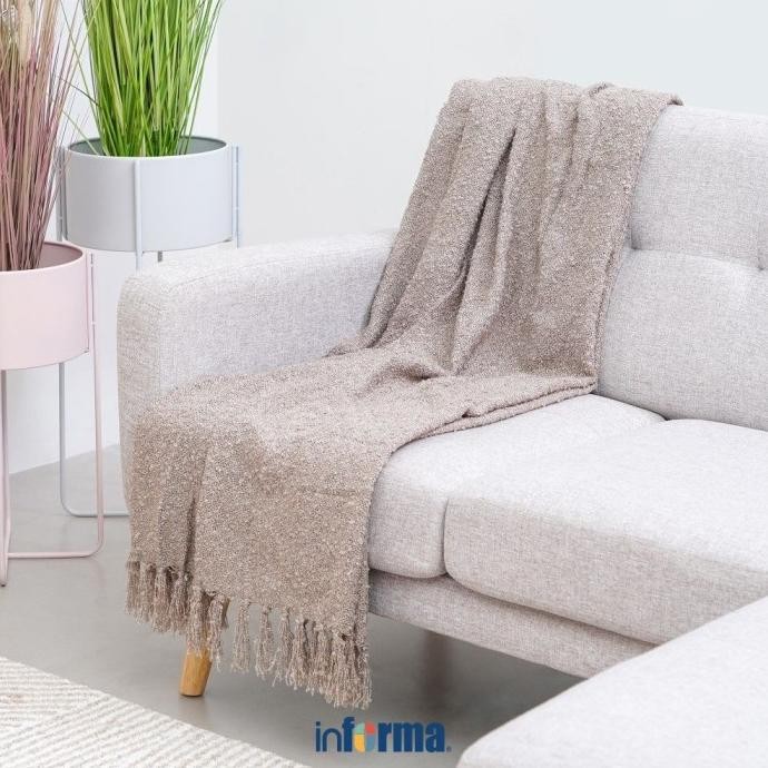 Informa - Informa 125X150 Cm Throw Eine Boucle Selimut - Abu-Abu