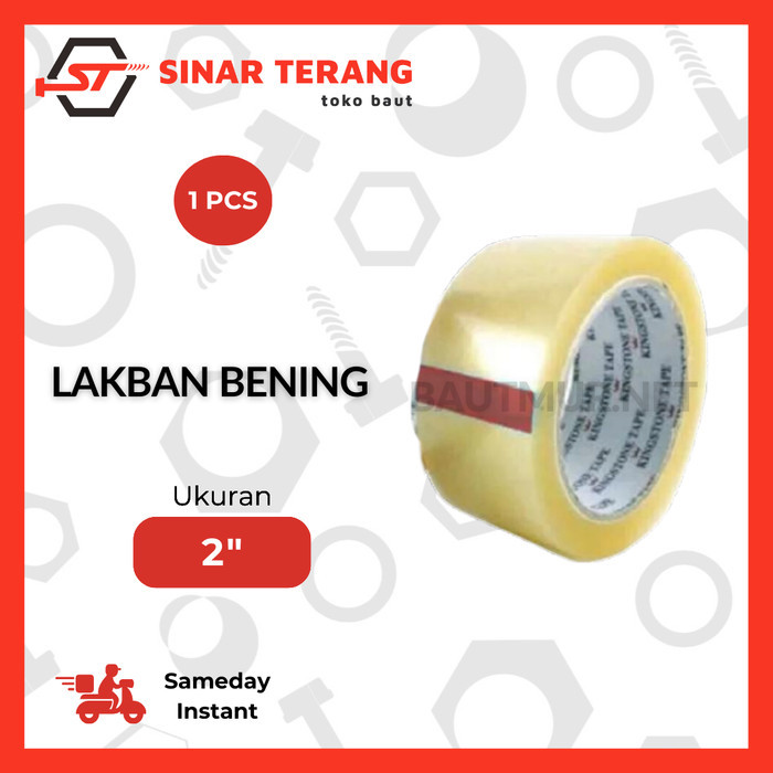 

LAKBAN BENING 2inch atau 45mm x 49m - Isolasi Bening 45mm x 49m