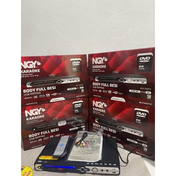 Terlaris Dvd player NAGOYA body full besi USB/MP3/MP4karaoke full HD SALE