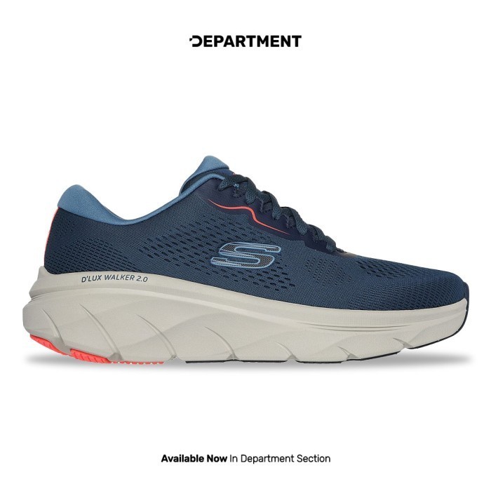 SKECHERS Sepatu Sneakers Pria D'LUX WALKER 2.0 SWAVE 232714NVBL ORI