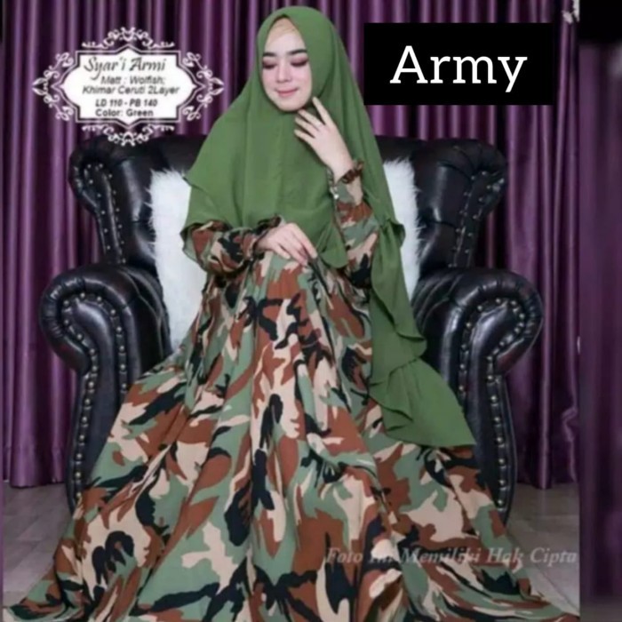 Gamis Wanita Jumbo Ld 120 Terbaru Syari Set Khimar Ceruty Polos Lucia #Gratisongkir #Sale #Discount