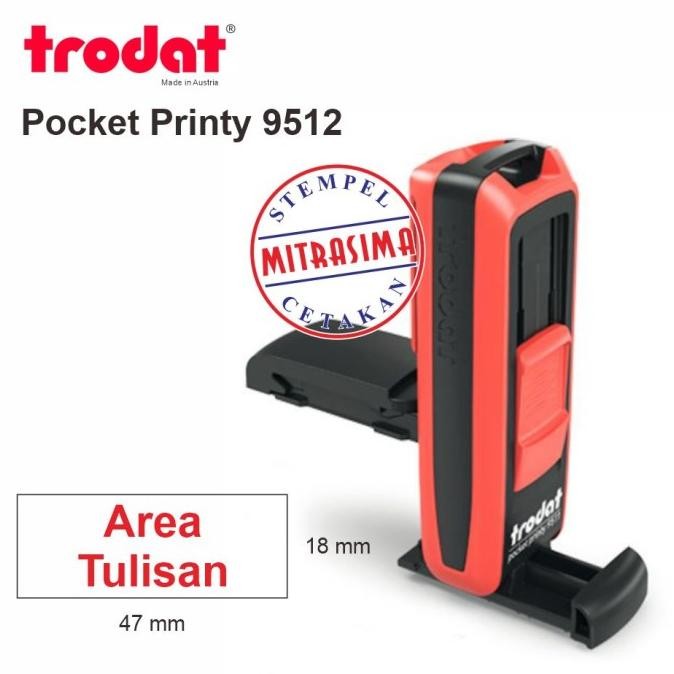 

Sale Stempel Trodat 9512 ( Model Pocket Printy )