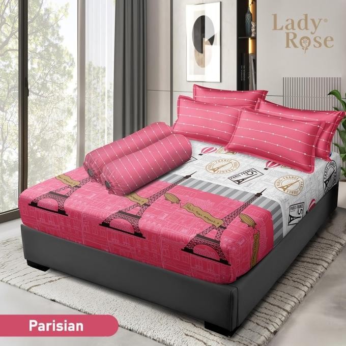 Sprei Lady Rose King 180X200 Bantal 4