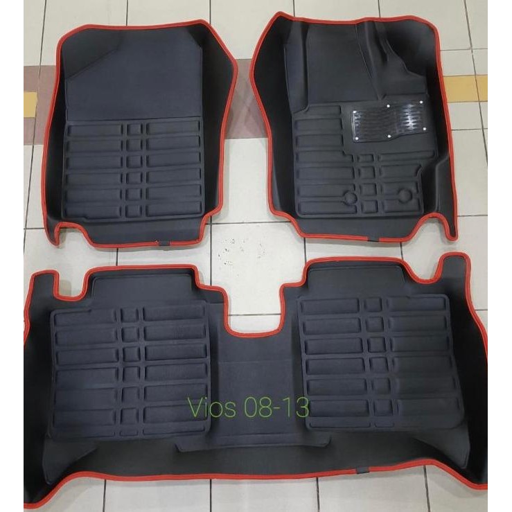 Karpet Mobil 5D Premium Toyota Vios tahun 2008-2013 dan 2014-2019