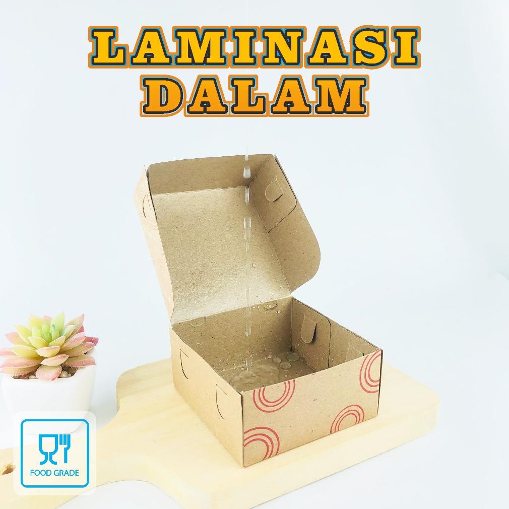 Bisa COD Dus Box Dimsum Laminasi  / Kotak Dimsum / Lunch Box XS / Dus Dimsum / Paper Lunch Box S / D