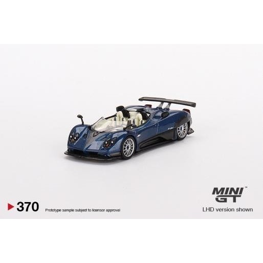 MINIGT 370 PAGANI ZONDA HP BARCHETTA BLUE TRICOLORE DIECAST MGT