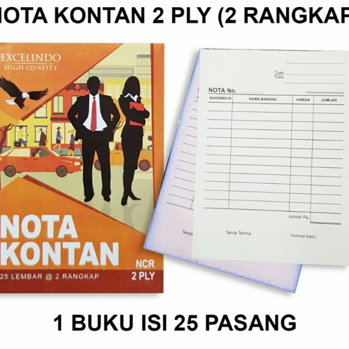 

TERBARU Nota Kontan 2k Excelindo (1 Karton) BISA GOSEND!