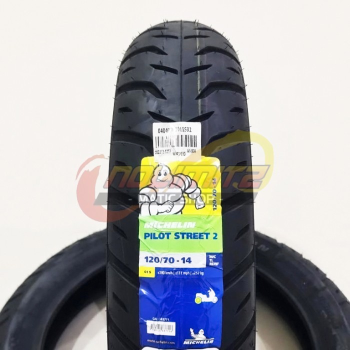 Ban Tubeless Michelin Pilot Street 2 120/70 - 14