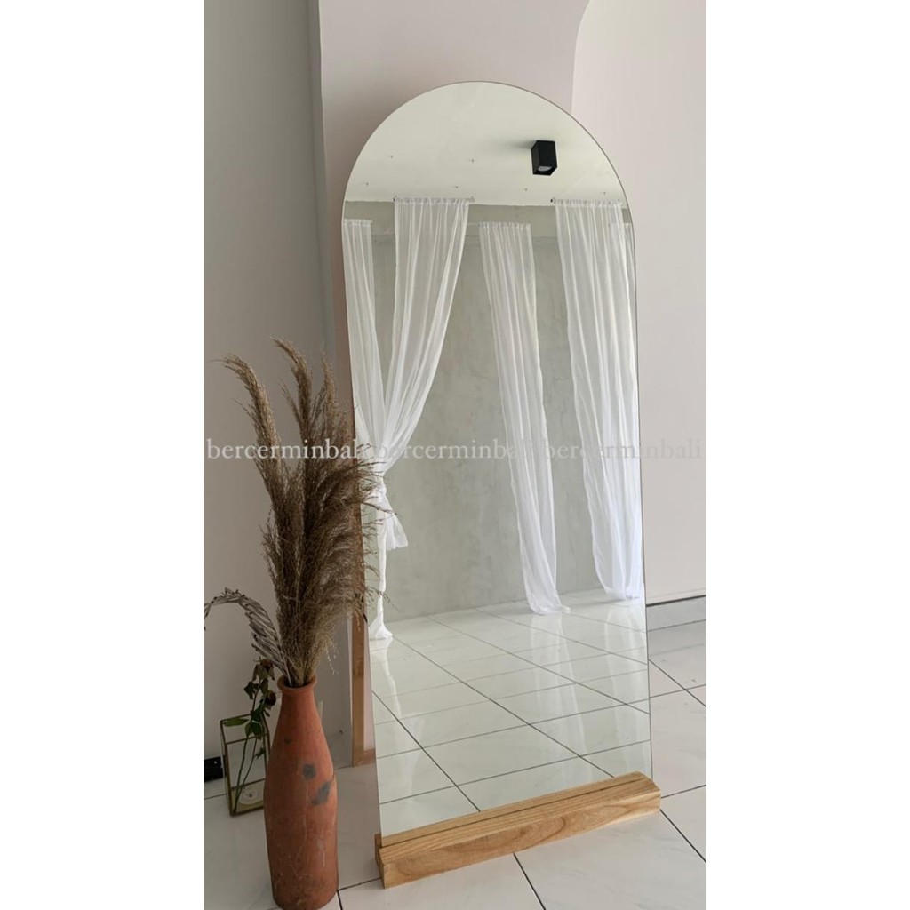 Arch Frameless Standing Mirror