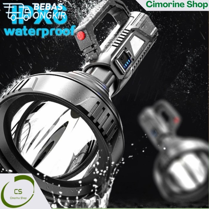 Senter Sorotan Genggam Isi Ulang 90000 Lumen Tinggi CS