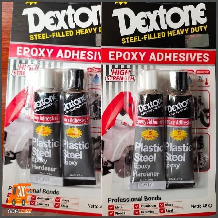 

Flash Sale Lem Besi Dextone Steel 48 Gram / Lem Serba Guna Terbaru Dan Termurah