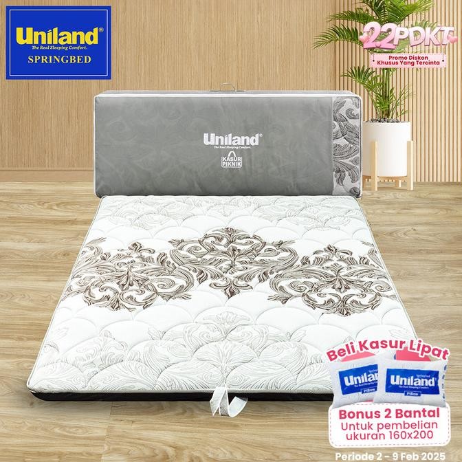 Uniland Kasur Lipat 160X200 Bonus Tas Kasur-Busa Gulung Lantai Travel