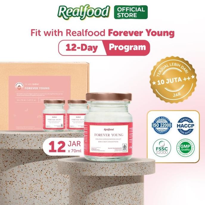 

Realfood Forever Young Program 12 Hari Sarang Burung Walet + Kolagen