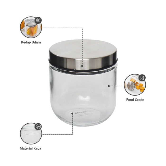 Informa - Elemental Kitchen 350 Ml Set 3 Pcs Shera Stoples