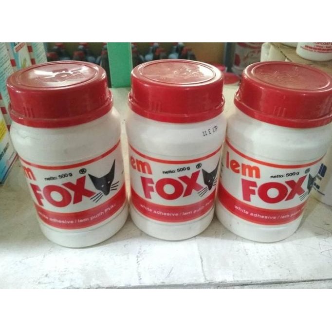 

Promo Lem Fox 1 kg Lem Putih Pvac / Lem Kayu dll COD