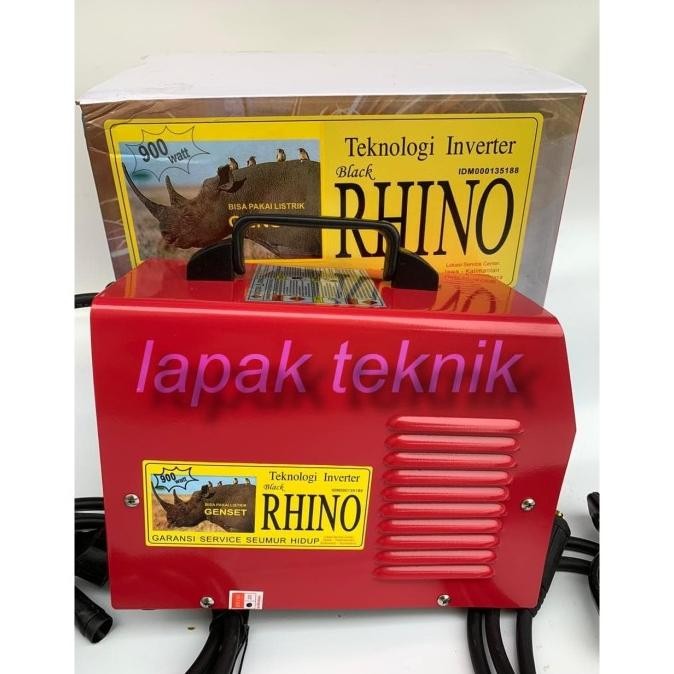 Rhino Mesin Las / Trafo Las Inverter Mma 120 900Watt Original Dan Terlaris