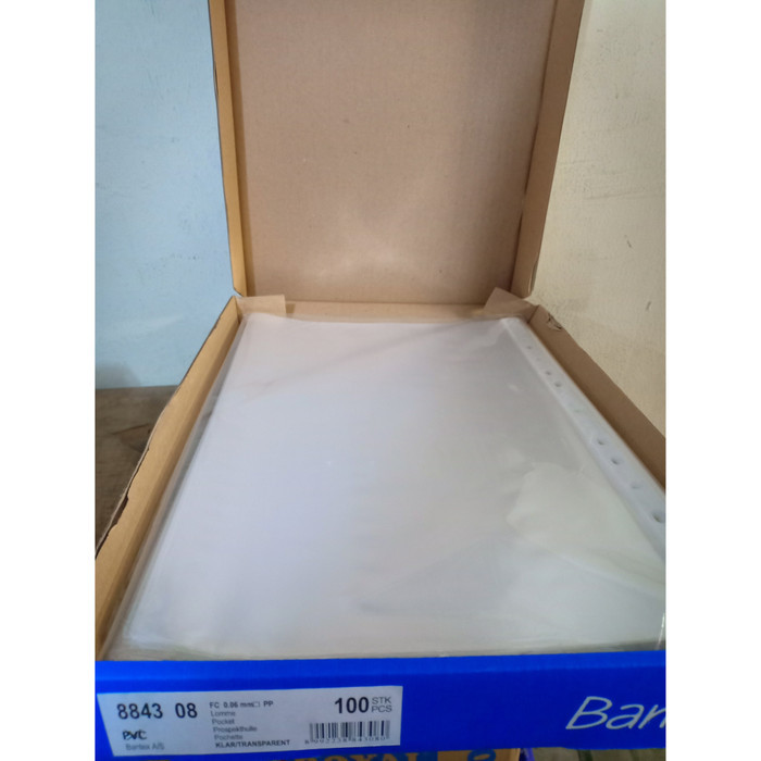 

TERBARU! BANTEX POCKET F4 FOLIO 8843 / BANTEX 8843 CLEAR ( ISI 100 )