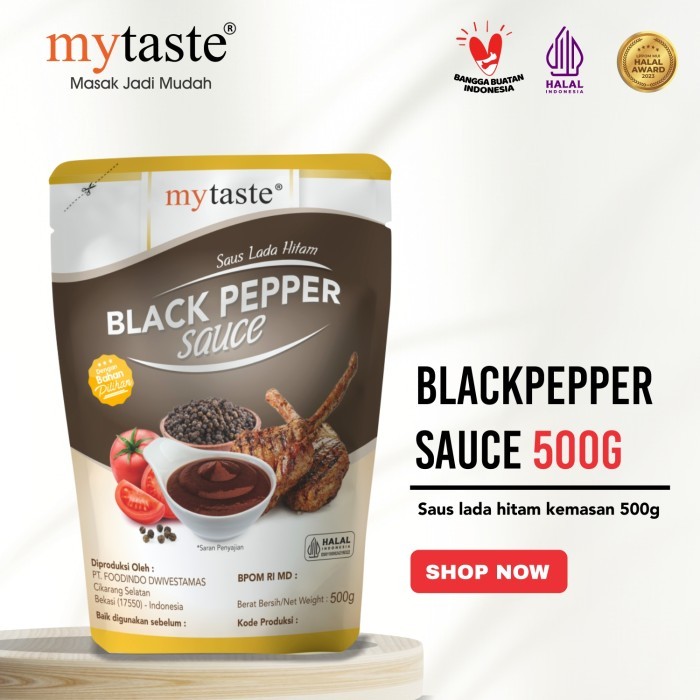 

TERLENGKAP Saus Lada Hitam Blackpepper Sauce 500g - My Taste