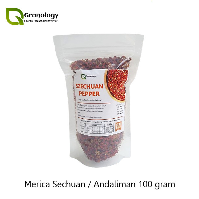 

FREE ONGKIR Merica Sechuan / Szechuan Pepper / Mala Pepper (100 gram) by Granology