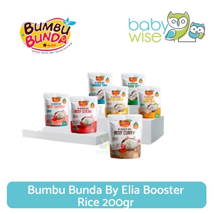 

DISKON Bumbu Bunda By Elia Booster Rice 200gr - MPASI Beras Anak