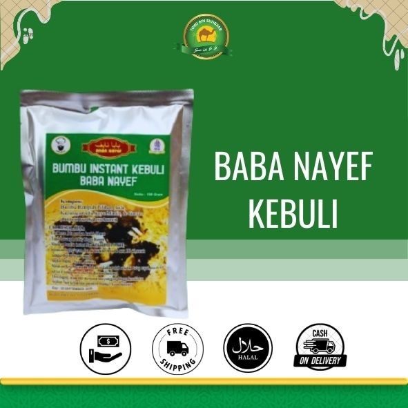 

TERBAIK Bumbu BABA NAYEF 100 GR Kebuli Briyani Mandhi Kasah Bukhori Original