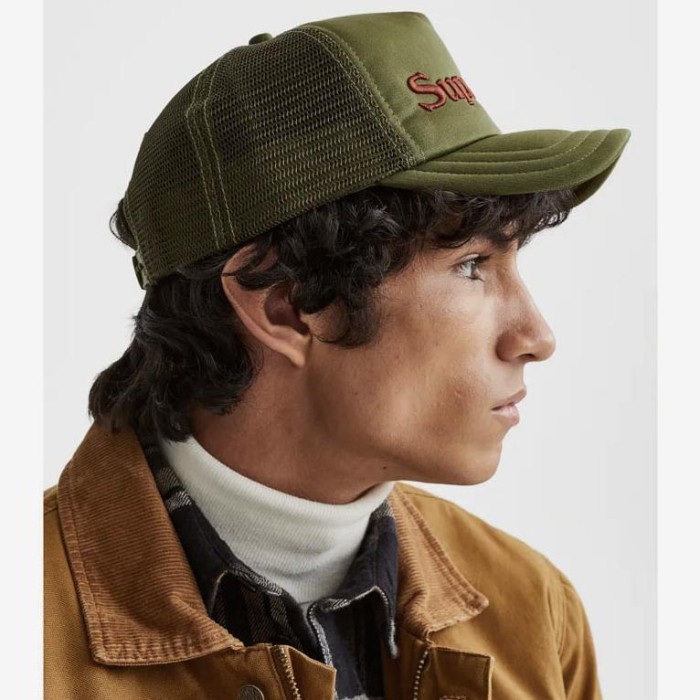 

DISKON Best seller Topi Superdry Vintage Brand Mark Trucker Cap Rosemary
