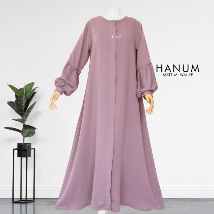 HANUM ABAYA ALHAURAA PREMIUM GAMIS SYAR'I MUSLIMAH DENGAN 8 PILIHAN WARNA l21t