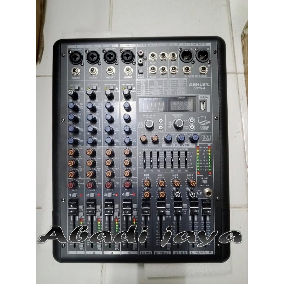 mixer ashley onyx4 ORYGINAL 4channel ASHLEY ONYX 4 Termurah