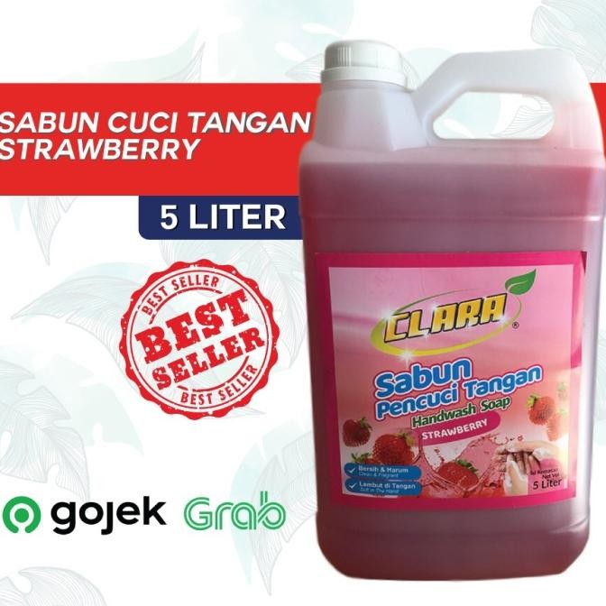 CLARA Sabun cuci tangan strawberry kemasan 5 Liter