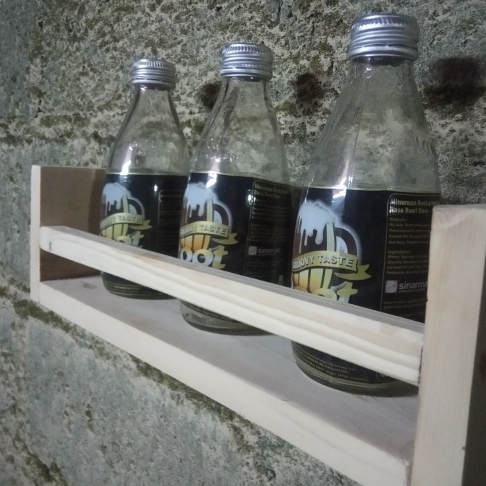 

BOOM SALE rak kayu serbaguna tatakan botol rak bumbu 30x10x9 cm