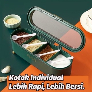 

BERKUALITAS Set Kombinasi Kotak Bumbu Dapur Sederhana Kotak Bumbu Rumah Tangga