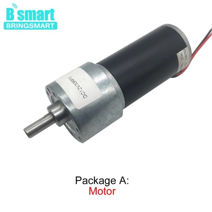 BRINGSMART DC GEAR MOTOR 12 VOLT REDUCTOR ENGINE HIGH SPEED HIGH
