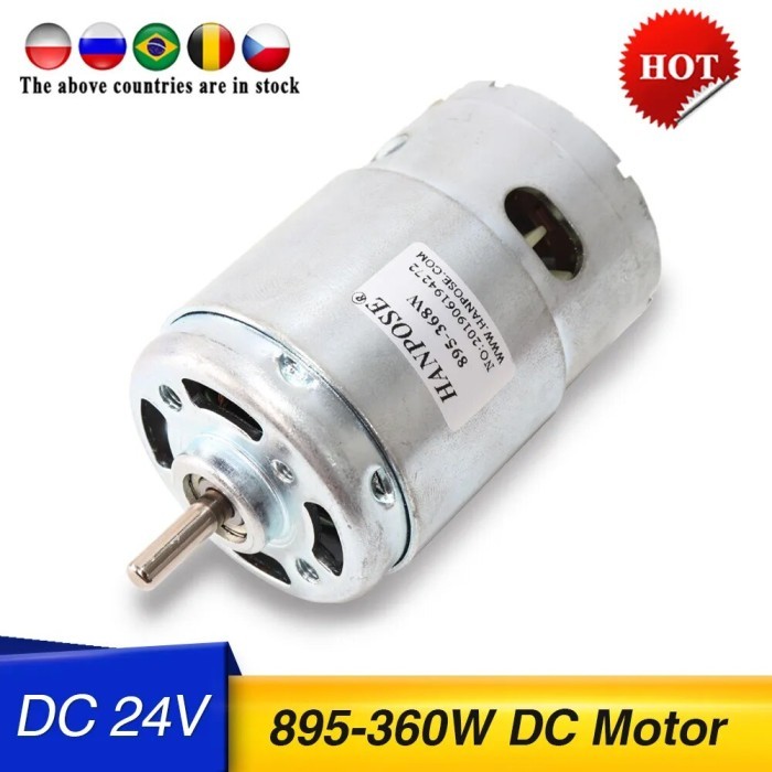 895 360W DC 24V ELECTRIC SPINDLE MOTOR FOR DRILL BRUSH DC MOTORS 895