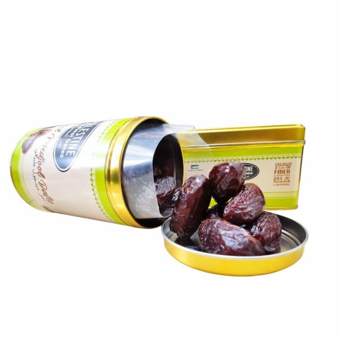 

Terlaris Kurma Medjool Palestina Jumbo Premium Grade A 500Gr / Kemasan Kaleng