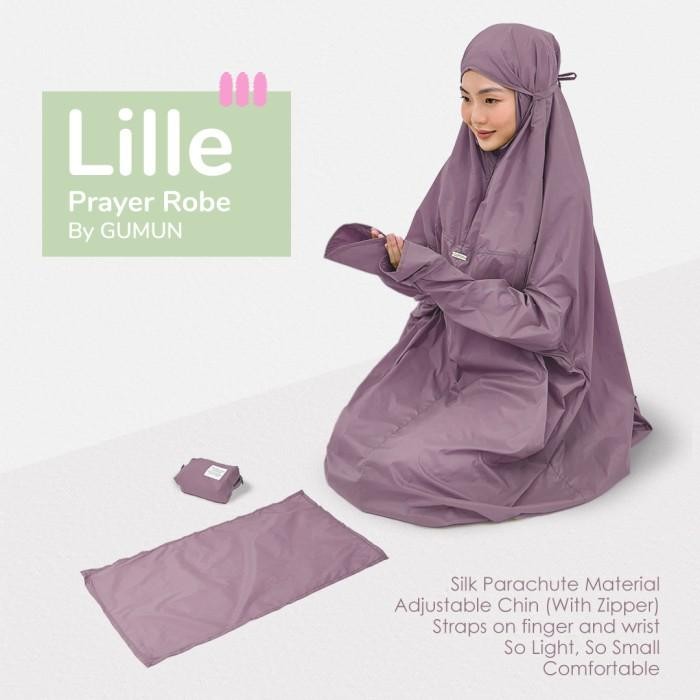 Mukena Dewasa, LILLE PRAYER ROBE by Gumun lembut premium