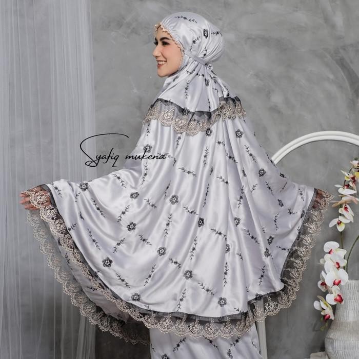 Mukena Dewasa Latanza Satin Velvet Premium Renda lembut premium