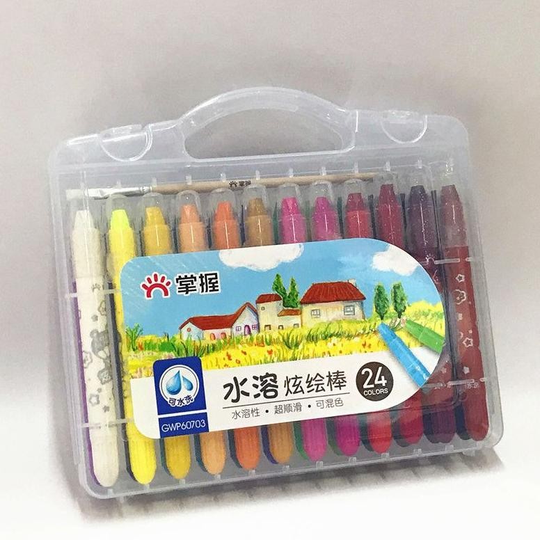 

VIRAL CRAYON GRASP / CRAYON GRASP MATA SEDANG / SILKY CRAYON / WATER SOLUBLE CRAYON / KRAYON WARNA ed-7