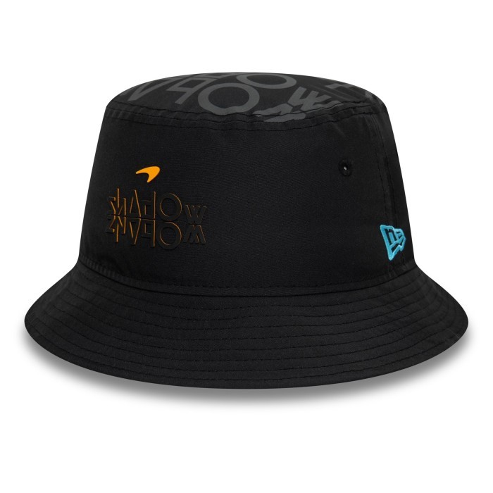 McLaren Racing F1 Shadow Esports 2024 Shadow Black Bucket Hat. Topi Unisex Pria Wanita Formula 1