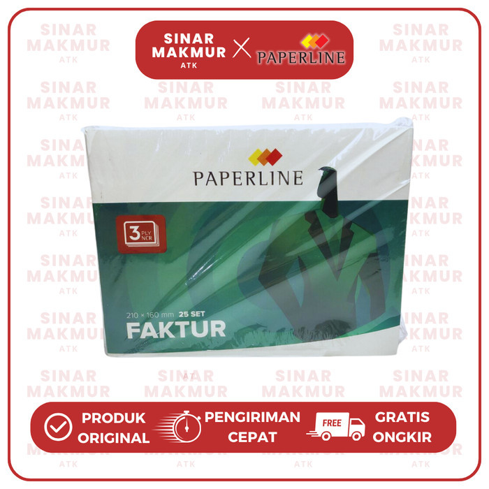

TERBARU Buku/Bon/Nota Faktur Rangkap 3/3 Ply Paperline (Pak)