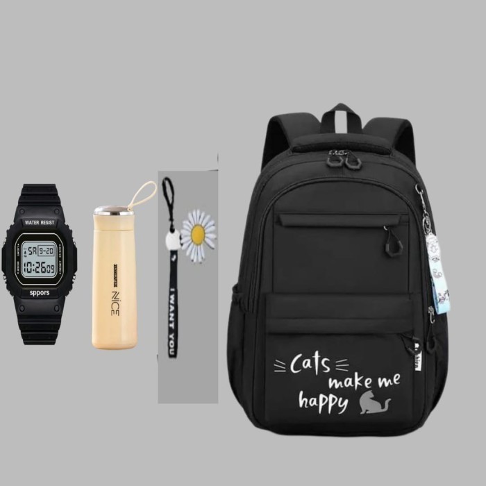 tas ransel sekolah korea anak perempuan sd smp sma tas punggung