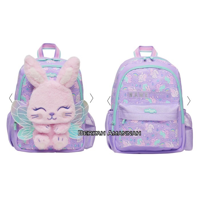 StokTerbatas Smiggle rabbit bunny Blast Off Junior Character Backpack