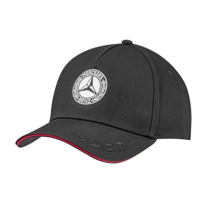 Topi Baseball Classic, hitam Original Mercedes-Benz MB66041705