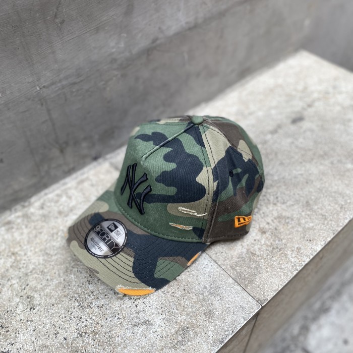 Topi New Era Original 940 NY Yankee Cotton Damage Camo