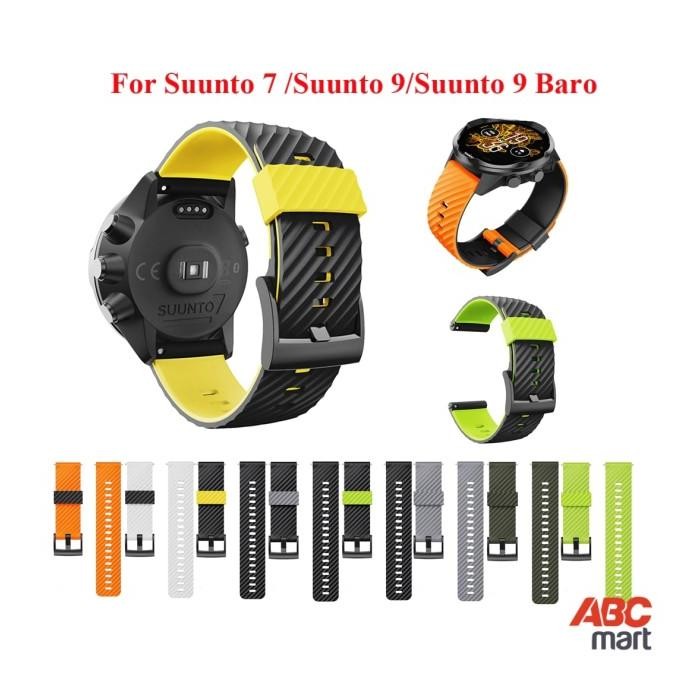 Strap Band For Suunto 7 Suunto 9 / 9 Baro - Tali Jam Suunto Silikon