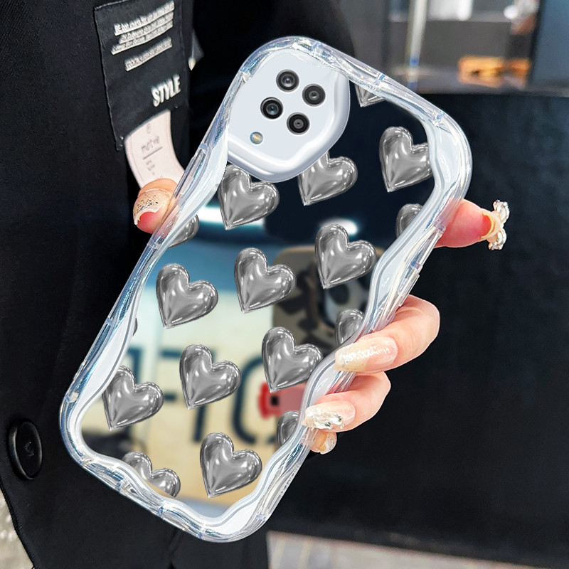 Casing Hp Untuk Samsung Galaxy A12 4G A12 5G M12 F12 Case kasingg pelindung Cesing ponsel cermin hat