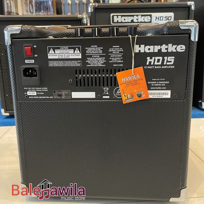 Bass Ampli Gitar Bass Hartke Hd15 Hd 15 Watt Ultrasound Original