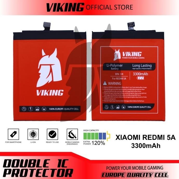 Baterai Viking Xiaomi Redmi 5A Bn34 Double Power